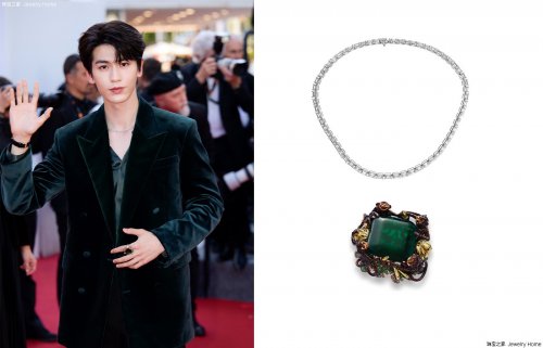 Chopard萧邦品牌大使张凌赫佩戴Chopard萧邦珠宝臻作
